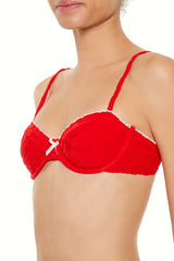 Heart Terry Underwire Bikini Top | Forever 21 Womens