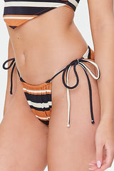 Striped String Bikini Bottoms | Forever 21 Womens