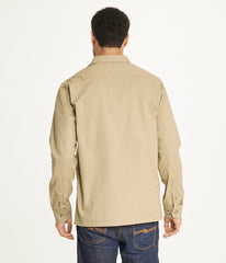 Mens's Long Sleeve Shirt Jacket Stretch Twill | Forever 21 Mens