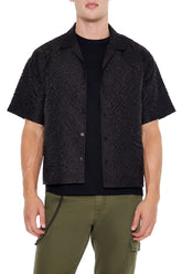 Oversized Textured Shirt | Forever 21 Mens