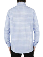 Mens's Regular Shirt Blue Check Design 2 | Forever 21 Mens