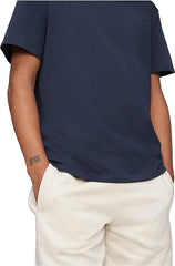Short Sleeves Smooth Cotton Solid Crewneck Tee | Forever 21 Mens