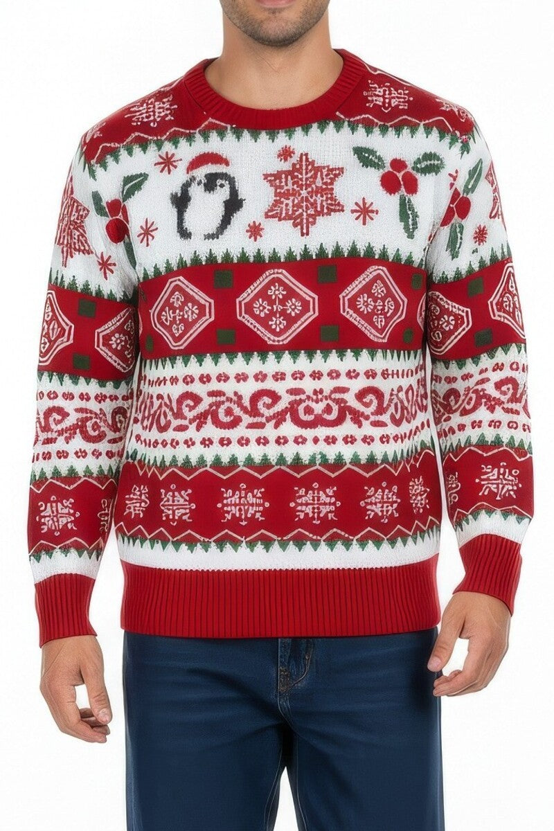 Penguin Fair Isle Holiday Sweater | Forever 21 Mens