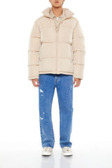 Quilted Funnel-Neck Puffer Jacket | Forever 21 Mens