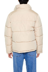 Quilted Funnel-Neck Puffer Jacket | Forever 21 Mens
