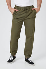 Twill Drawstring Joggers | Forever 21 Mens