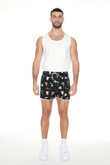 Short Inseam Drink Print Swim Trunks | Forever 21 Mens