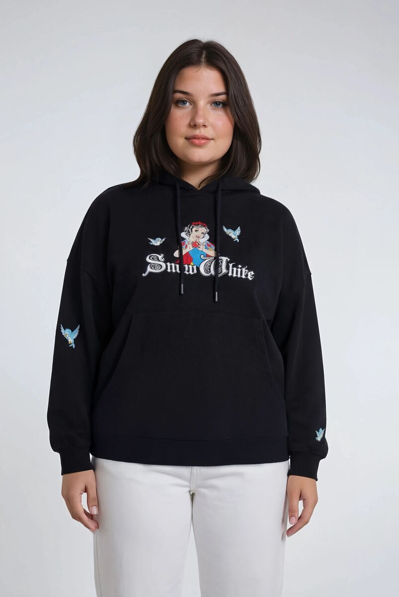 Plus Size Snow White Hoodie - Forever 21