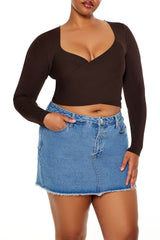 Plus Size Crossover Sweater - Forever 21