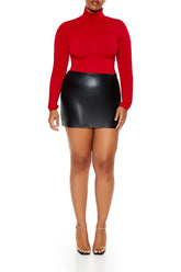 Plus Size Sweater-Knit Bodysuit - Forever 21