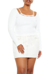 Plus Size Lace Cami & Sweater Combo Top - Forever 21