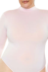 Plus Size Seamless Mock Neck Bodysuit - Forever 21