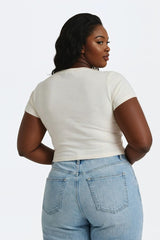 Plus Size Cropped Basic Tee - Forever 21