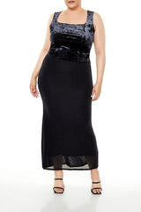 Plus Size Crushed Velvet Tank Top - Forever 21