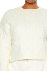Plus Size Cable Knit Sweater - Forever 21