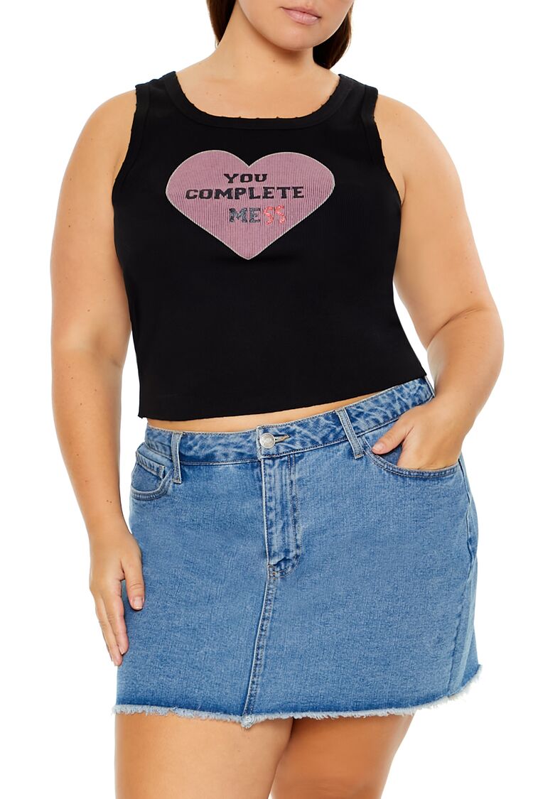 Plus Size Complete Mess Tank Top - Forever 21