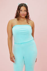 Plus Size Hello Kitty Velour Tube Top - Forever 21