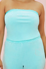 Plus Size Hello Kitty Velour Tube Top - Forever 21
