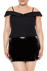 Plus Size Open-Shoulder Top - Forever 21