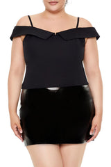 Plus Size Open-Shoulder Top - Forever 21