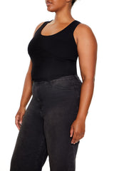 Plus Size Sweater-Knit Corset Tank Top - Forever 21