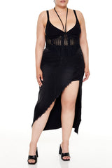 Plus Size Sweater-Knit Strappy Cami - Forever 21