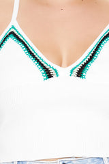 Plus Size Embroidered Sweater-Knit Cami - Forever 21