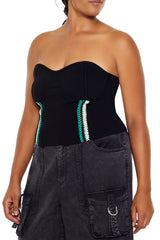 Plus Size Embroidered Tube Top - Forever 21