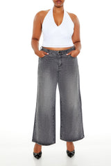 Plus Size Rhinestone Halter Top - Forever 21