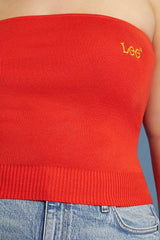 Plus Size Lee Sweater-Knit Tube Top - Forever 21