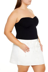 Plus Size Sweater-Knit Tube Top - Forever 21