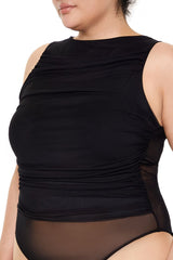 Plus Size Sheer Mesh Bodysuit - Forever 21