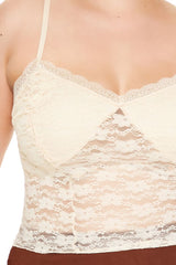 Plus Size Sheer Lace Cami - Forever 21