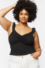 Plus Size Smocked Tank Top - Forever 21