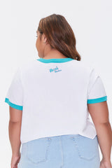 Plus Size Moxi Skates Ringer Tee - Forever 21