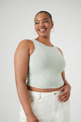 Plus Size Cropped Tank Top - Forever 21