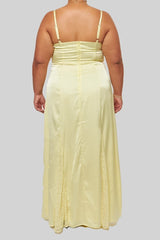 Plus Size Satin Lace Inset Maxi Dress - Forever 21