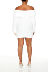 Plus Size Cable Knit Mini Sweater Dress - Forever 21