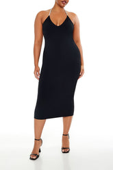 Plus Size Embellished Halter Maxi Dress - Forever 21