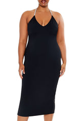 Plus Size Embellished Halter Maxi Dress - Forever 21