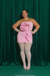 Plus Size Wicked Rosette Tube Dress - Forever 21