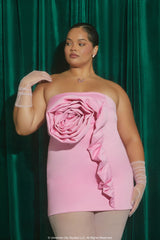 Plus Size Wicked Rosette Tube Dress - Forever 21