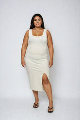 Plus Size Ponte Knit Bodycon Midi Dress - Forever 21