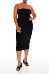 Plus Size Tube Midi Sweater Dress - Forever 21