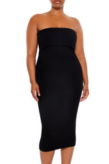 Plus Size Tube Midi Sweater Dress - Forever 21