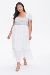 Plus Size Gauze Maxi Dress - Forever 21