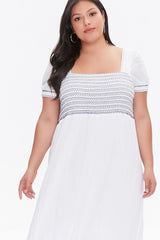 Plus Size Gauze Maxi Dress - Forever 21