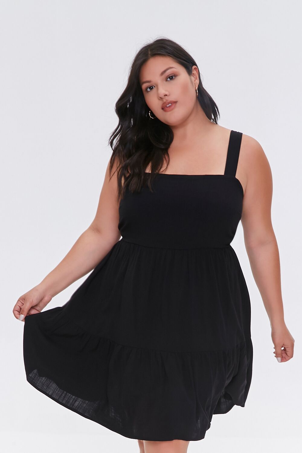 Plus Size Tiered Mini Dress - Forever 21