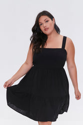 Plus Size Tiered Mini Dress - Forever 21