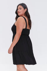 Plus Size Tiered Mini Dress - Forever 21